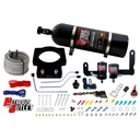 Nitrous Outlet 0010123LS215: 00-10123-LS2-15 GM 90 mm 2005-2007 C6 LS2 Corvette Hard-Line Plate System, Gas/E85, 5-55psi, 50-200HP, 15lb Bottle