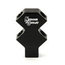 Nitrous Outlet 00-01711: 00-01711 4-Way 1/4 in. NPT High Flow Stacked Y Distribution Block, 1 Female in/4 Female out