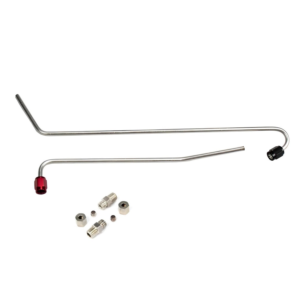 Nitrous Outlet 00-10166-HL: 00-10166-HL GM BTR Equalizer 1 LS1/LS2 Throttle Body Plate System, Hardline Kit, Solenoids To Plate