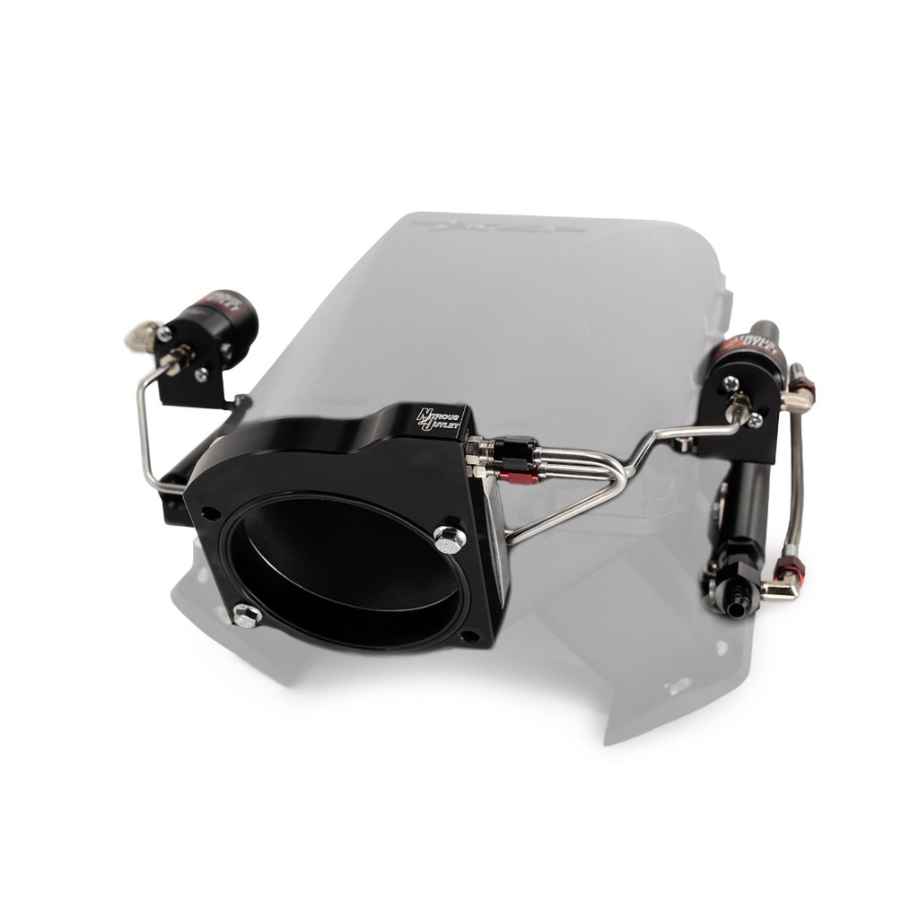 Nitrous Outlet 0010129TST15: 00-10129-TST-15 GM 102 mm Texas Speed Titan LR-T/SR-1/SR-3/SR-7 Intake Hard-Line Plate System, Gas/E85, 5-55psi, 50-200HP, 15lb