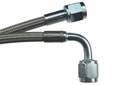 ICT Billet 551867: Braided Turbo Oil Feed Line -4AN