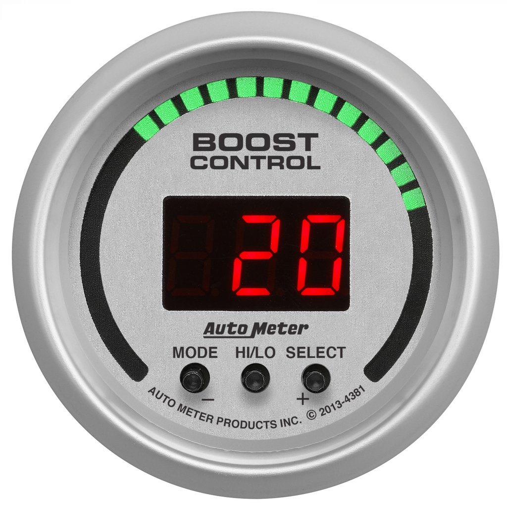 AutoMeter 2-1/16" BOOST CONTROLLER, 30 IN HG/30 PSI, ULTRA-LITE
