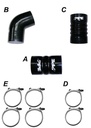 PPE Power 115910610: 115910610 Silicone Hose Kit with Stainless Steel Clamps - GM LBZ-LMM 2006-2010 (115910610)