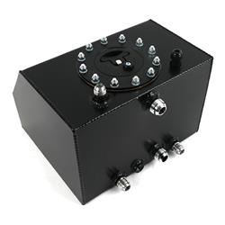 RCI 2040KD: 2040KD Aluminum Air/Ice Fuel Cooler Tank, 4-Gallon, Black Powder Coated