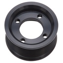 Edelbrock 15870: 15870 Competition Supercharger Pulley #15870 2.625 in. 8-Rib, Black Anodized