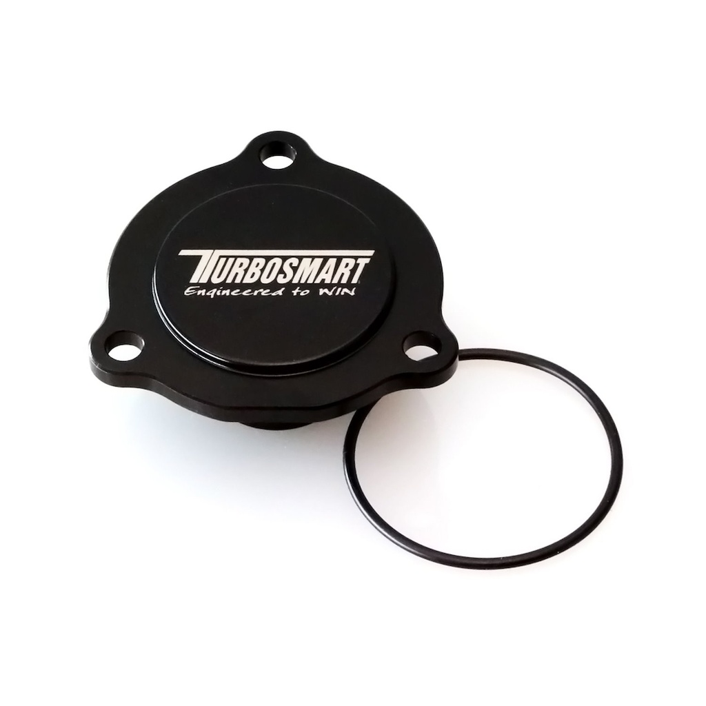 Turbosmart TS-0203-2002: Shortie BOV Block-Off Plate Eliminates the originally fitted diverter valve, required for fitment of external BOV