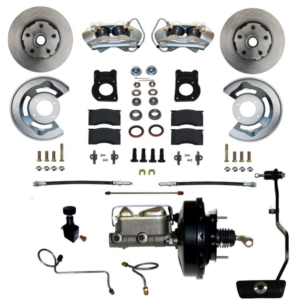 Leed Brakes FC0002-3405A: 1967-1969 Ford/Mercury Front Disc Brake Conversion Kit