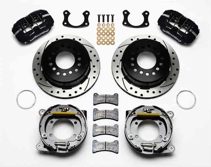 Wilwood 140-11389-D: Dynapro Low-Profile Rear Parking Brake Kit Rear End Axle: Big Ford (New Style) Flange
