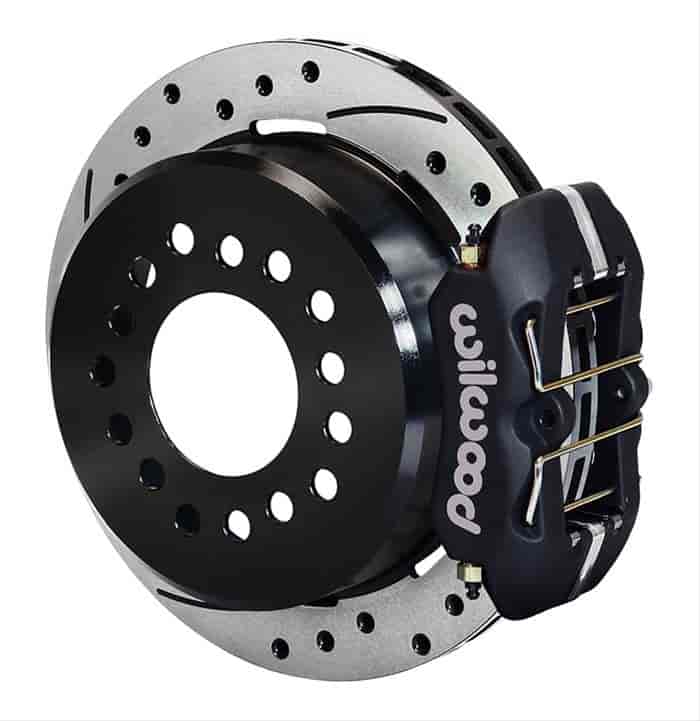 Wilwood 140-11398-D: Dynapro Low-Profile Rear Parking Brake Kit Rear End Axle: 10/12 Bolt Flange