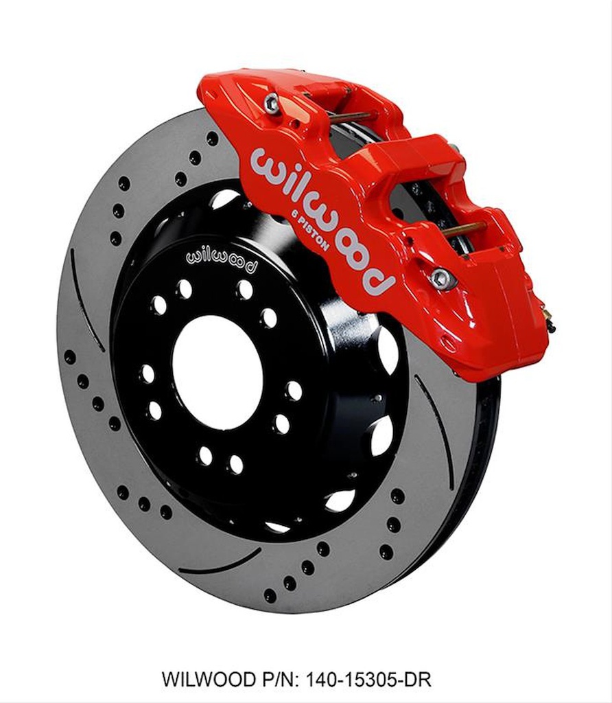 Wilwood 140-15305-DR: AERO6 Big Brake Front Brake Kit 1963-1987 GM Trucks