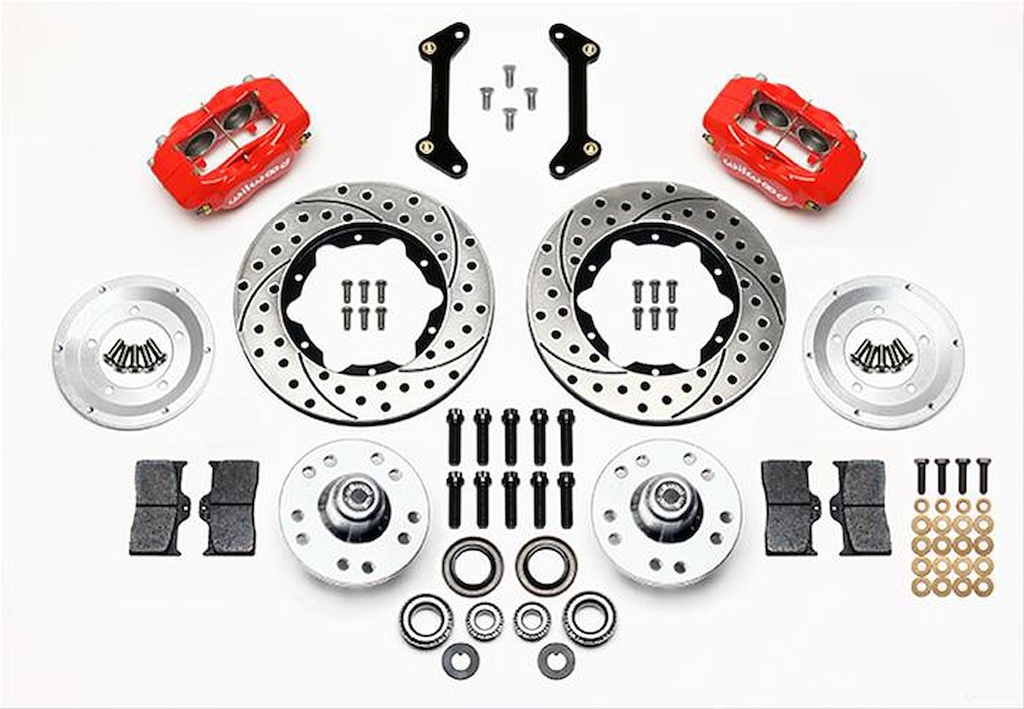 Wilwood 140-11009-DR: 140-11009-DR Forged Dynalite Pro Series Front Hub Kit 1979-1988 GM Vehicles