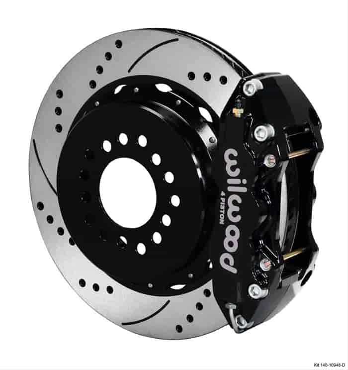 Wilwood 140-10948-D: AERO4 Big Brake Rear Parking Brake Kit Rear End: Big Ford New Style Flange