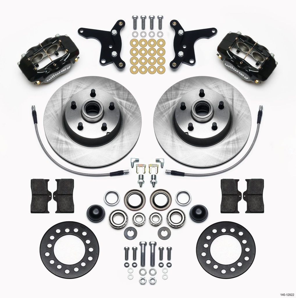 Wilwood 140-12922: Forged Dynalite Front Brake Kit 1954-1957 Ford Vehicles