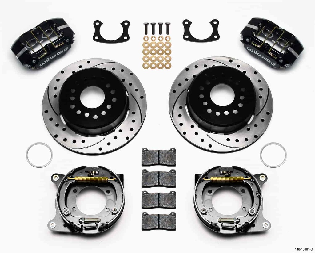 Wilwood 140-13181-D: Dynapro Rear Parking Brake Kit Rear End Axle: Big Ford New Style