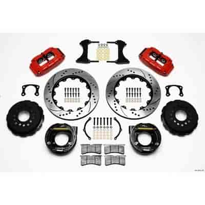 Wilwood 140-10012-DR: Forged Narrow Superlite 4R Big Brake Rear Parking Brake Kit