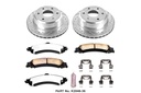 Power Stop K2046-36: Z36 Rear Brake Pads & Rotor Kit for Truck and Tow