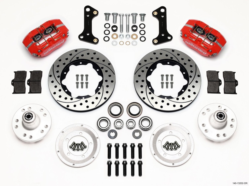 Wilwood 140-13202-DR: DynaPro Dust-Boot Pro Series Front Brake Kit