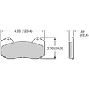 Wilwood 150-10006K: BP-10 Smart Pads Brake Pads Calipers: Wilwood DynaPro 6