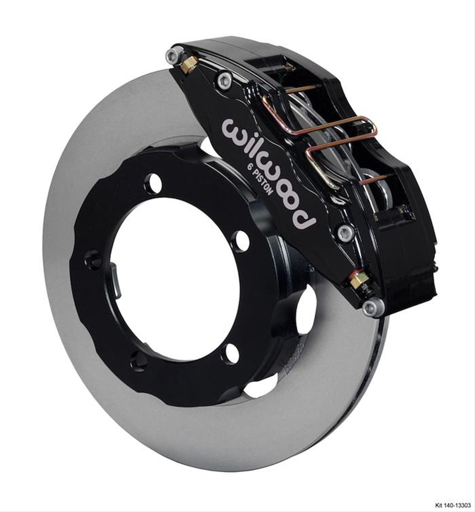 Wilwood 140-13303: DynaPro 6 Big Brake Front Hat Kit 1966-1975 Ford Vehicles