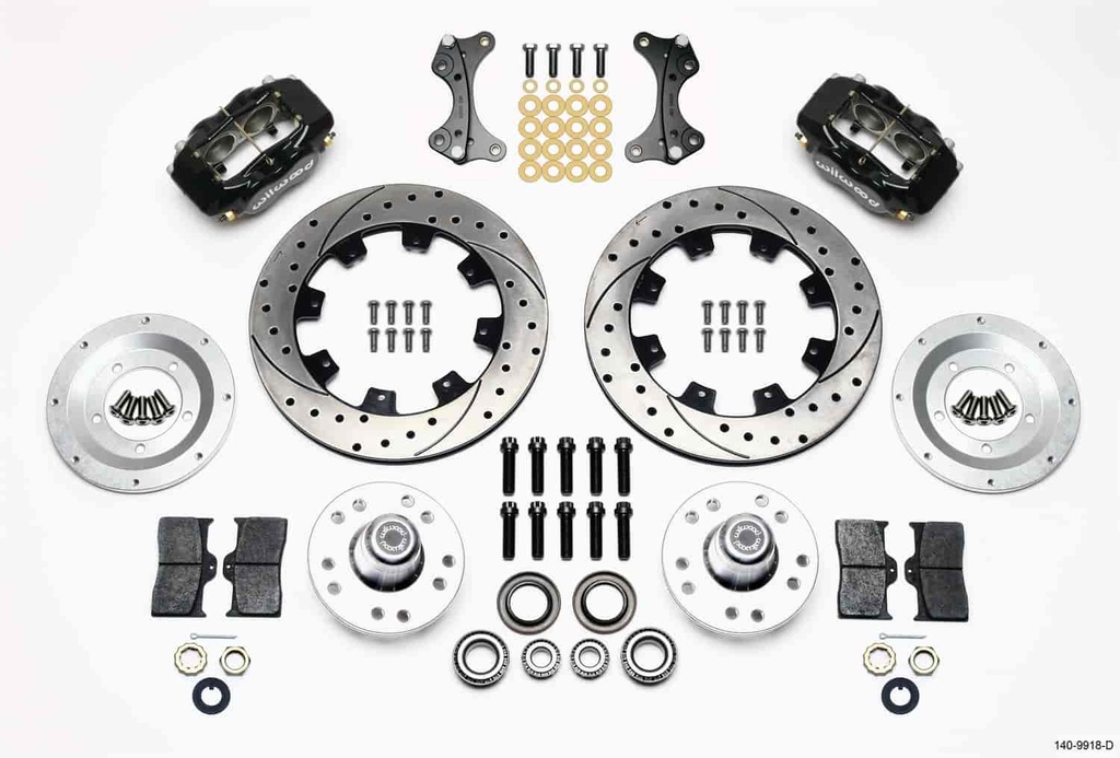 Wilwood 140-9918-D: Forged Dynalite Front Brake Kit Wilwood ProSpindle (Not Included)