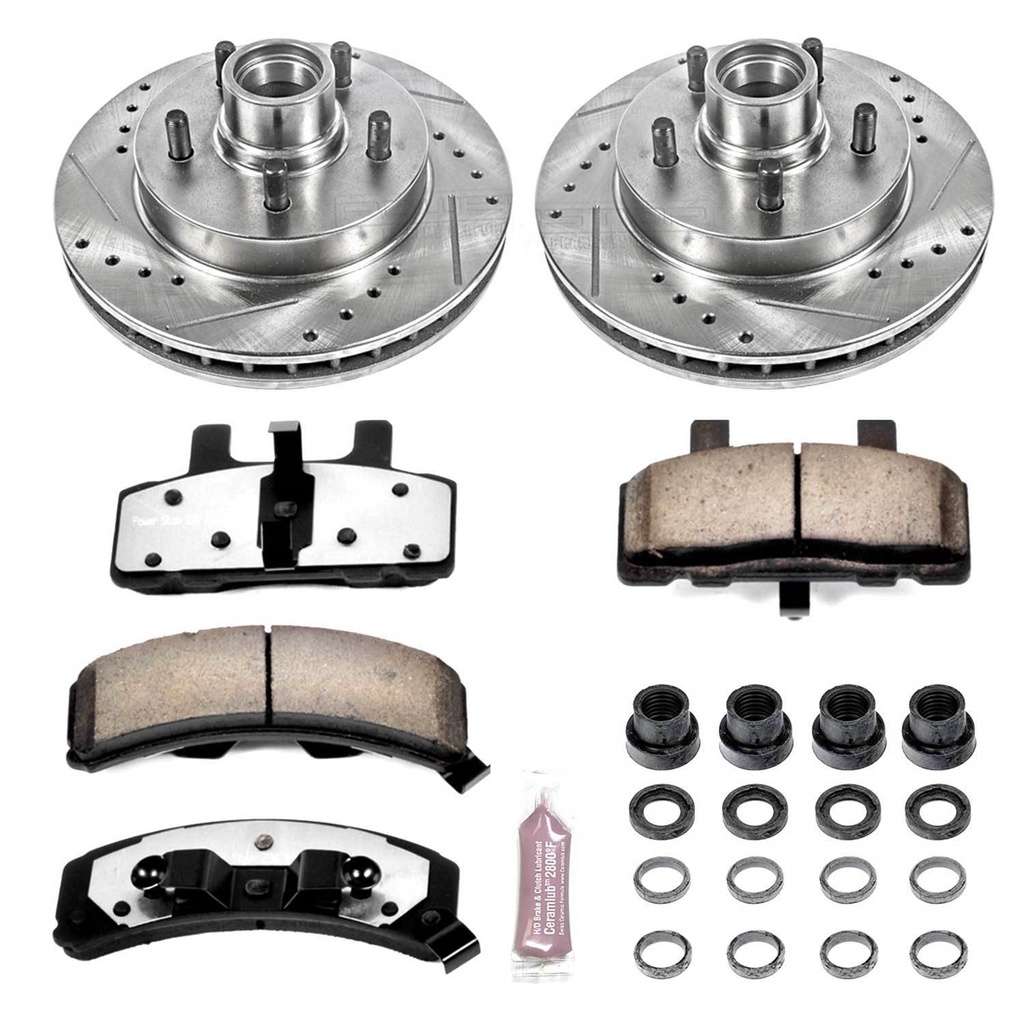 Power Stop K1990-36: Z36 Front Brake Pads & Rotor Kit for Truck and Tow