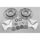 Strange Engineering B4597WC: Lightweight Spindle Mount Brake Kit Strange Forged Aluminum Strut 1987-Up