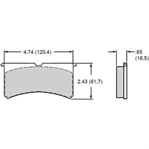 Wilwood 150-8855K: BP-10 Smart Pads Brake Pads Calipers: Wilwood Superlite 4 and 6 Piston