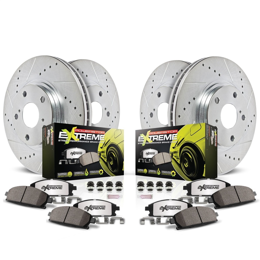 Power Stop K5603-26: Z26 Street Warrior 1-Click Brake Kit