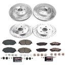 Power Stop K8348: Z23 Evolution Sport Brake Upgrade Kit Fits Select Toyota Camry, Avalon, Rav4, C-HR, Venza; Lexus ES300h, ES350, UX200, UX350h