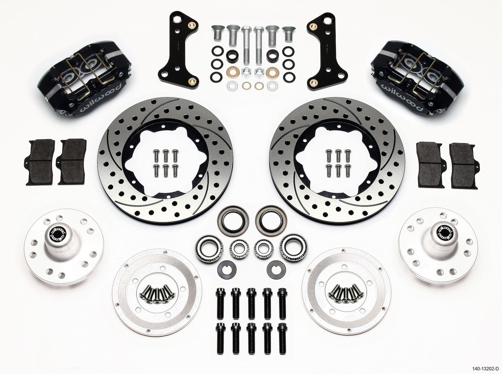 Wilwood 140-13202-D: DynaPro Dust-Boot Pro Series Front Brake Kit