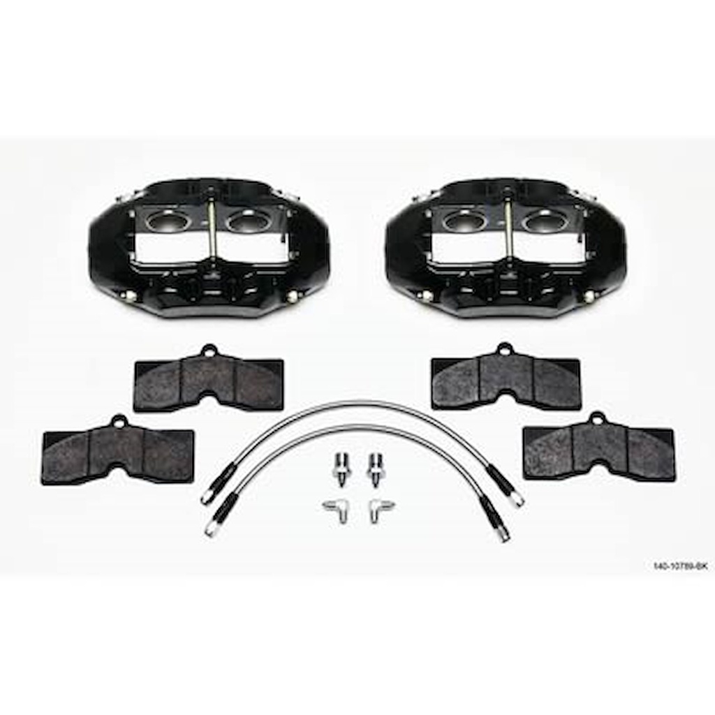Wilwood 140-10789-BK: D8-4 Front Caliper Kit 1965-1982 Corvette