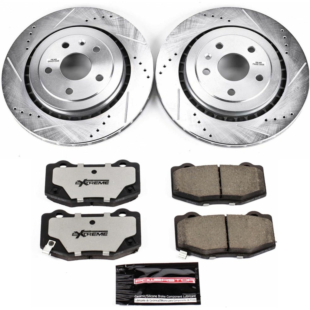 Power Stop K7045-26: Z26 Brake Pads & Rotor Kit for Street