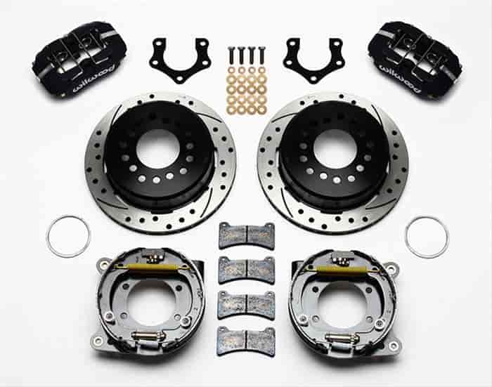 Wilwood 140-11395-D: Dynapro Low-Profile Rear Parking Brake Kit Rear End Axle: 8-3/4" & 9-3/4" Mopar/Dana 60
