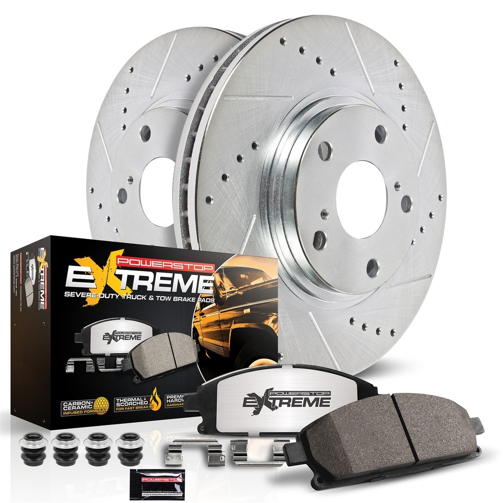 Power Stop K5089-36: Z36 Severe-Duty Truck And Tow 1-Click Brake Kit