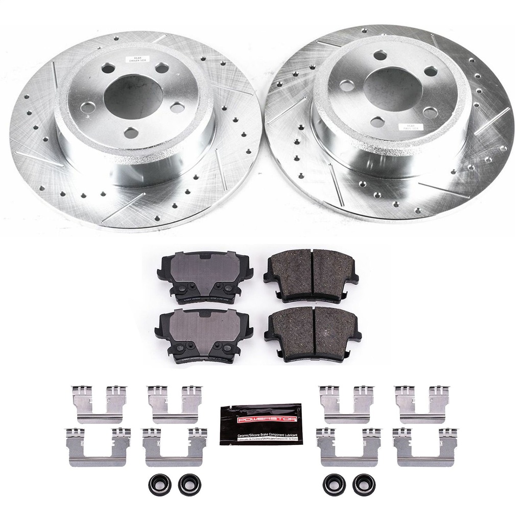 Power Stop K1719: Z23 Rear Brake Pads & Rotor Kit