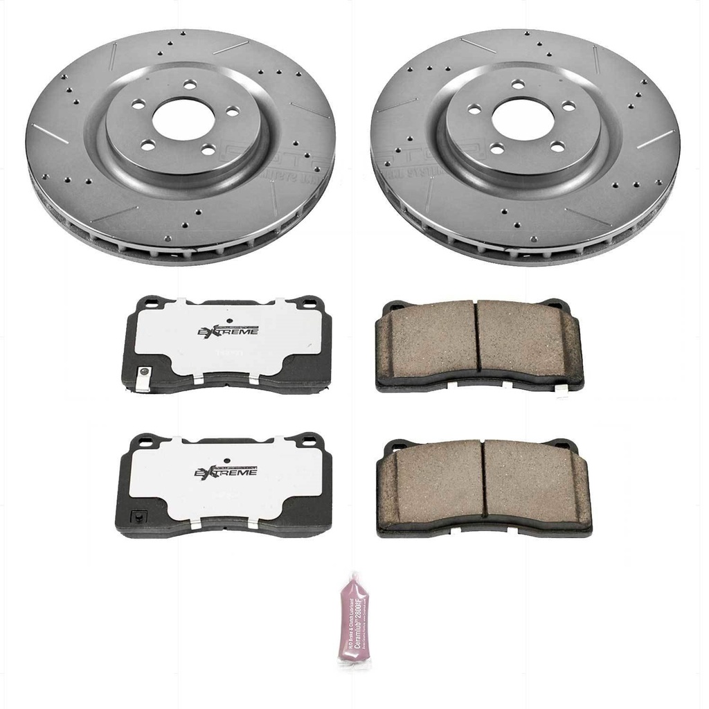 Power Stop K4547-26: Z26 Brake Pads & Rotor Kit for Street