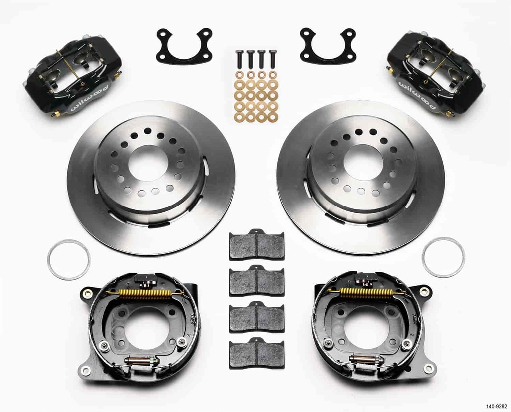 Wilwood 140-9282: Forged Dynalite Rear Parking Brake Kit Small Ford