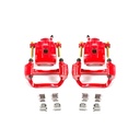 Power Stop S3276: Performance Rear Brake Calipers Powder Coated Red Pair
