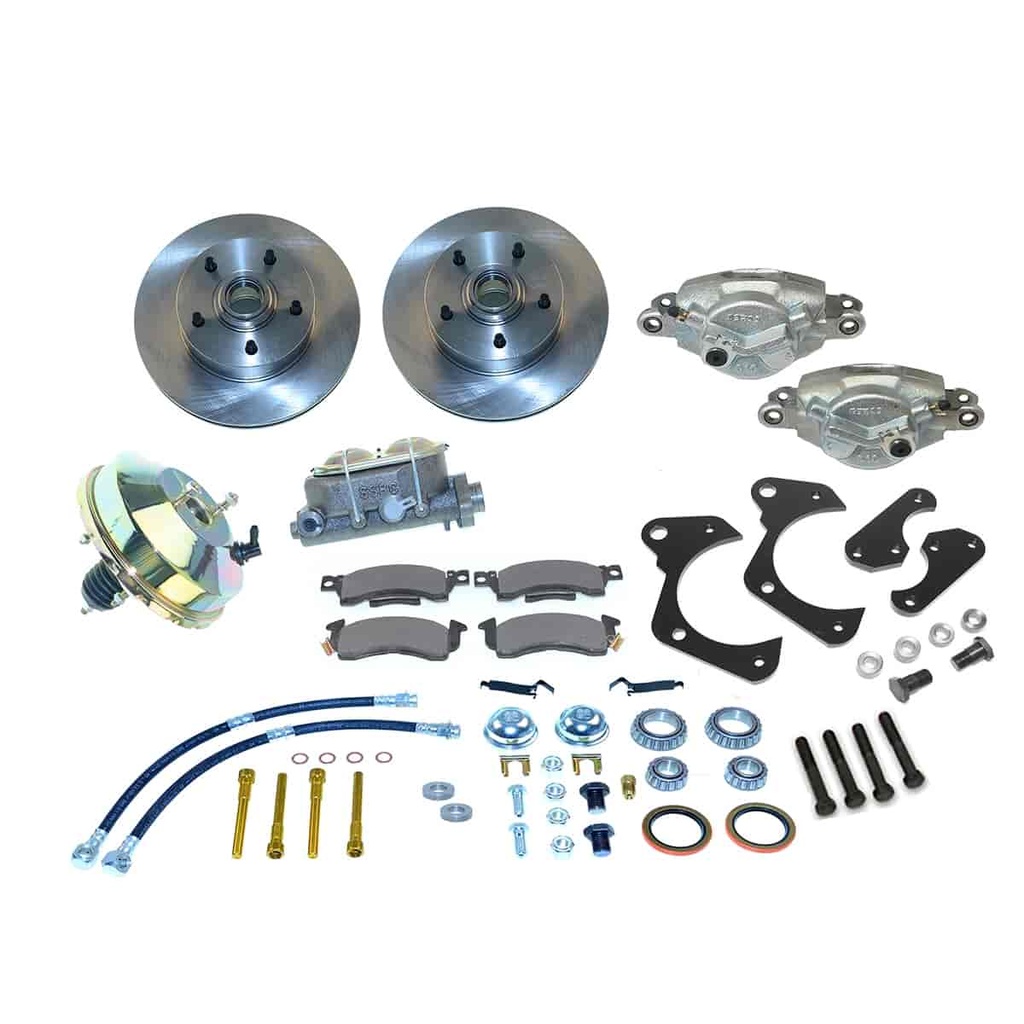 SSBC-USA A129-4: Front Drum-to-Disc Brake Conversion Kit 1965-68 Chevrolet Impala, Bel Air, Biscayne