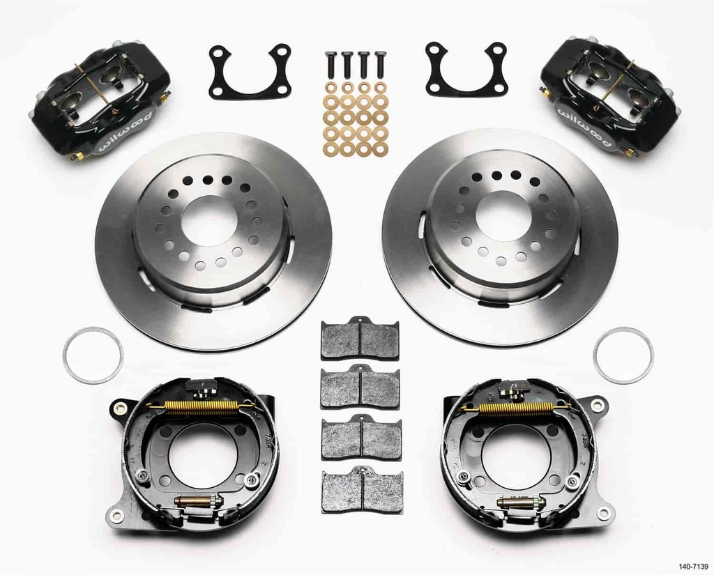 Wilwood 140-7139: Forged Dynalite Rear Parking Brake Kit Big Ford