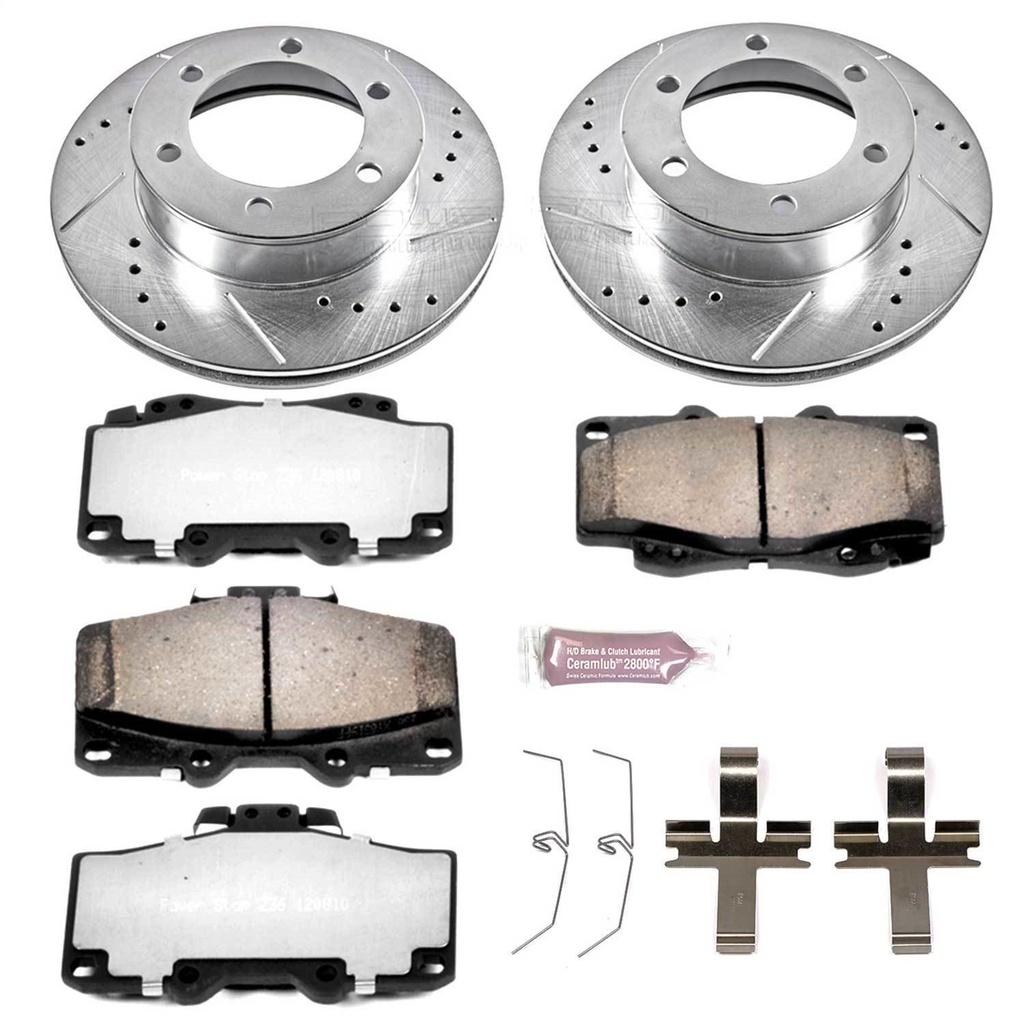 Power Stop K1233-36: Z36 Front Brake Pads & Rotor Kit for Truck and Tow