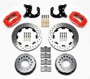 Wilwood 140-2115-DR: Forged Dynalite Pro Series Brake Kit Rear End: Big Ford Flange