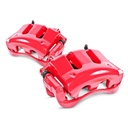 Power Stop S4754: Performance Rear Brake Calipers Powder Coated Red Pair