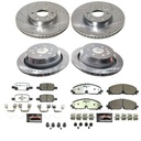 Power Stop K8797-36: K8797-36 Z36 Truck & SUV Carbon-Fiber Ceramic Brake Pad & Drilled & Slotted Rotor Kit