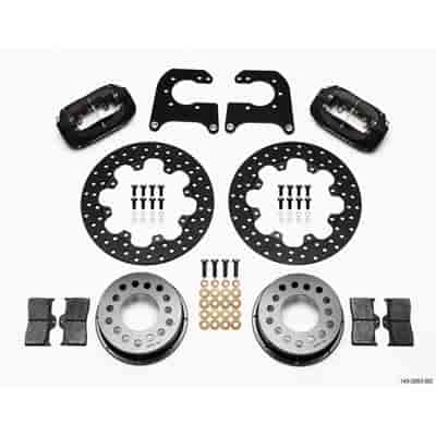Wilwood 140-0263-BD: Forged Dynalite Rear Drag Brake Kit Rear End: 12 Bolt Flange