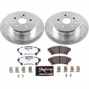 Power Stop K6514-26: Z26 Street Warrior Rear Brake Pads & Rotor Kit Fits Select 2013-2020 Lexus Models