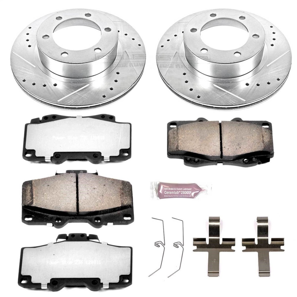 Power Stop K1236-36: Z36 Front Brake Pads & Rotor Kit for Truck and Tow