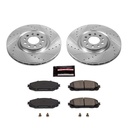 Power Stop K7414: High Performance Brake Upgrade Kit Cross-Drilled and Slotted Rotors