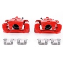 Power Stop S7092: S7092 RED CALIPER PAIR W/BRKT
