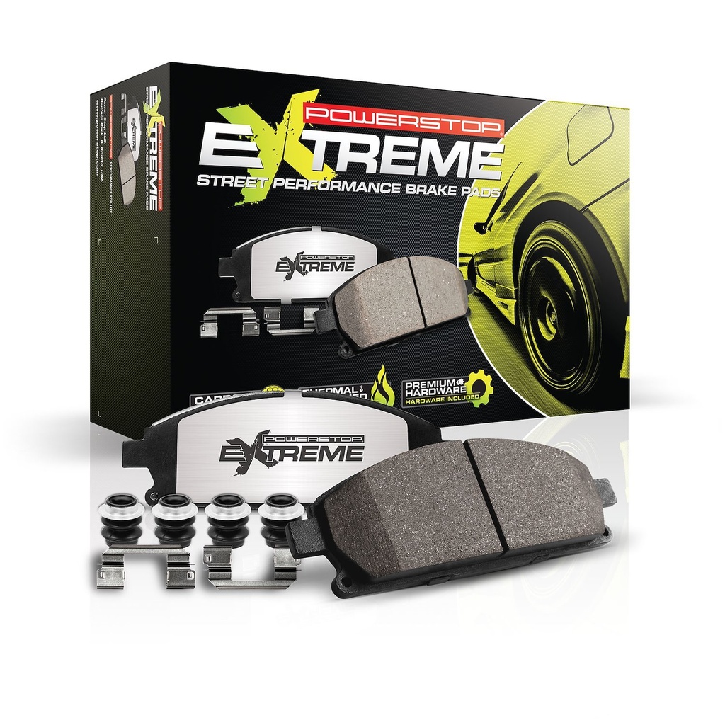 Power Stop Z26-412: Z26 Extreme Performance Brake Pads Front Set
